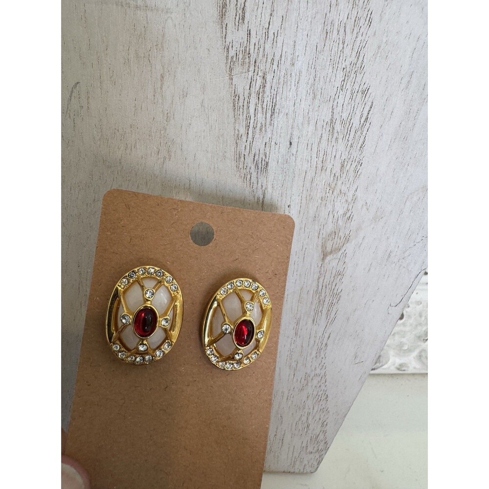 Vintage Carolee Gold Tone 5 Bracelets & Earrings Set WOW! - Picture 3 of 6